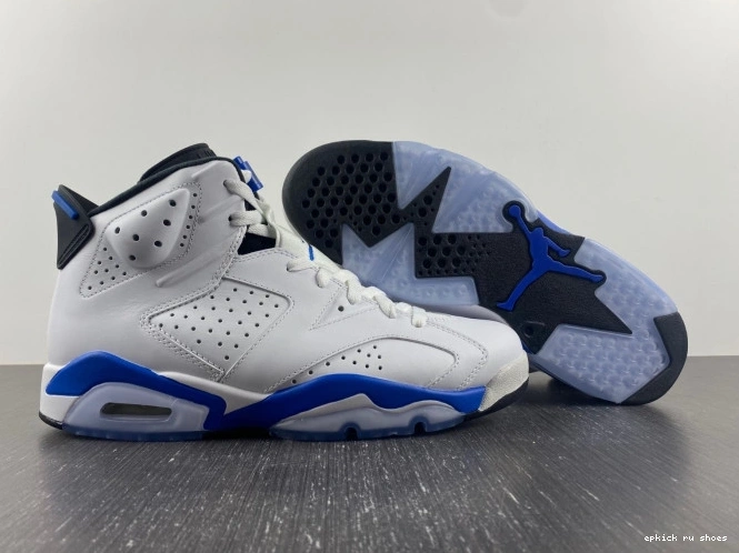 Cheap Blue Retro Air Sport 6 (2014) 384664-107 Jordan 0716
